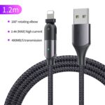 Right-Angle Lightning Charging Cable, 180-Degree Rotating, 1.2 m or 2 m - Image 2