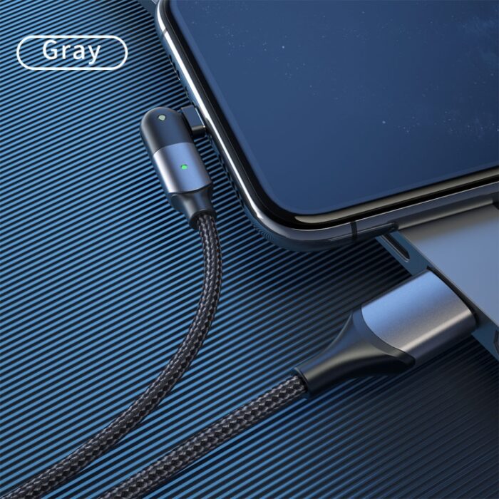 Right-Angle Lightning Charging Cable, 180-Degree Rotating, 1.2 m or 2 m - Image 18
