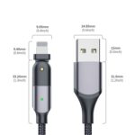 Right-Angle Lightning Charging Cable, 180-Degree Rotating, 1.2 m or 2 m - Image 3
