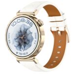 Square Leather Watch Strap with Rose Gold Buckle, 18mm / 20mm