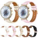 Square Leather Watch Strap with Rose Gold Buckle, 18mm / 20mm - Image 4