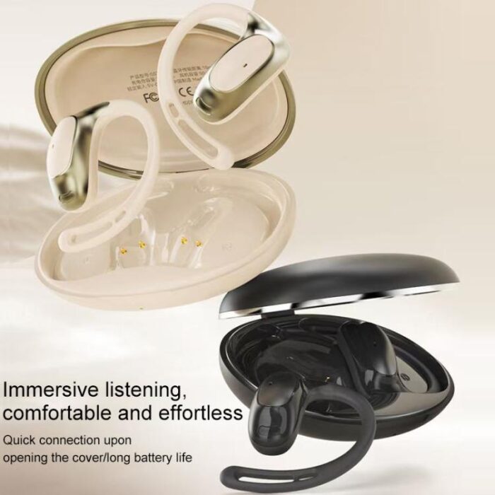 ZGA GS22 Pebble Open-Ear Wireless Earbuds, Ear Hook, 6h Playback - Image 10