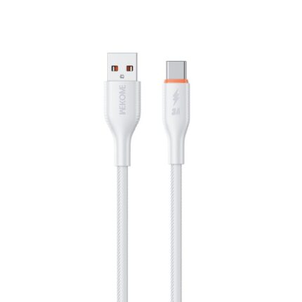 WK WDC-91a 66W USB-A to USB-C Silicone Cable, 1 m