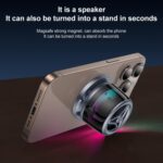 Yesido YSW32 Magnetic Mini Speaker and Phone Stand, RGB, TWS - Image 9