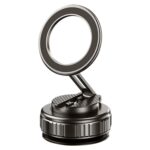 G712 Vacuum Suction Magnetic Car Phone Holder, Three-Axis Folding Arm