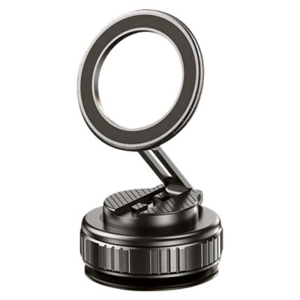 G712 Vacuum Suction Magnetic Car Phone Holder, Three-Axis Folding Arm