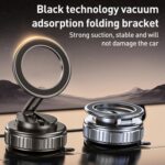 G712 Vacuum Suction Magnetic Car Phone Holder, Three-Axis Folding Arm - Image 2