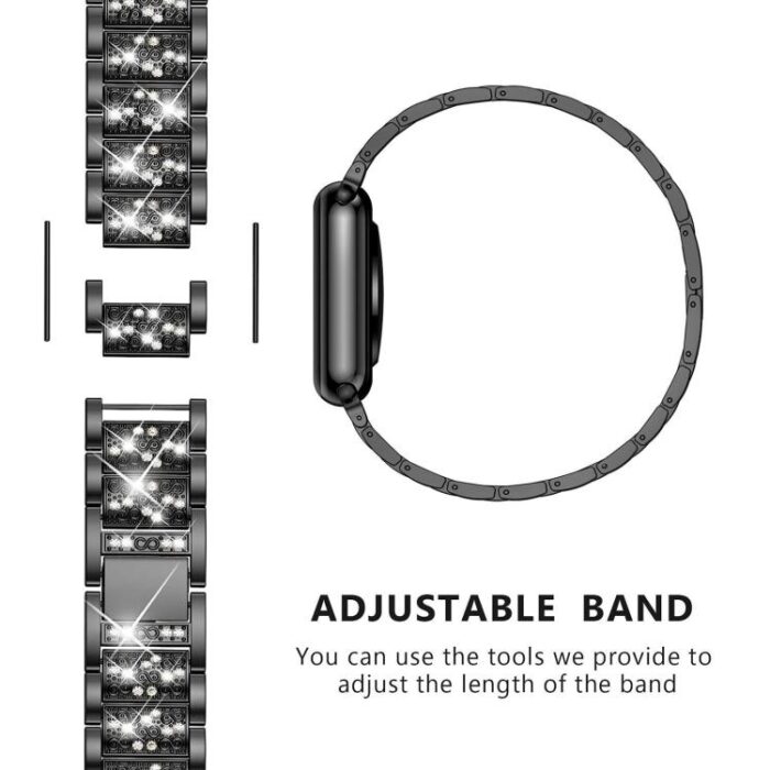 xDfind Diamond Steel Watch Band for Amazfit, Huawei, Garmin Lily & Fossil - Image 5