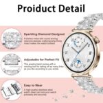 xDfind Diamond Steel Watch Band, 20mm & 22mm (COROS, TicWatch, Xiaomi, Garmin) - Image 6