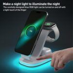 3-in-1 Universal Wireless Charger for Phone, Earbuds & Watch, 15W - Image 5