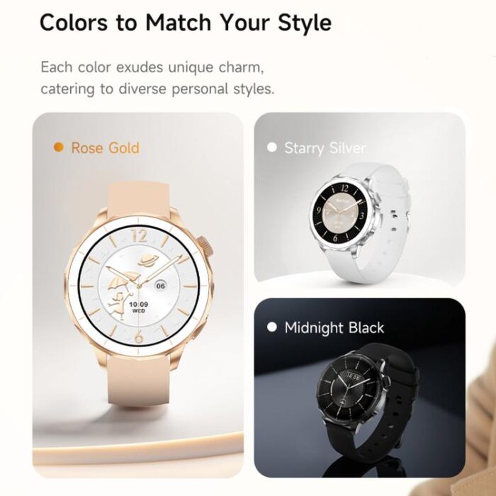 HD X2 Mini AMOLED Smartwatch for Women, 1.32 inch, IP68, BT Calling - Image 6