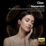 USAMS Echo E02 ANC Wireless Earbuds, Bluetooth 5.3, ENC - Image 5