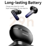 USAMS Echo E02 ANC Wireless Earbuds, Bluetooth 5.3, ENC - Image 8