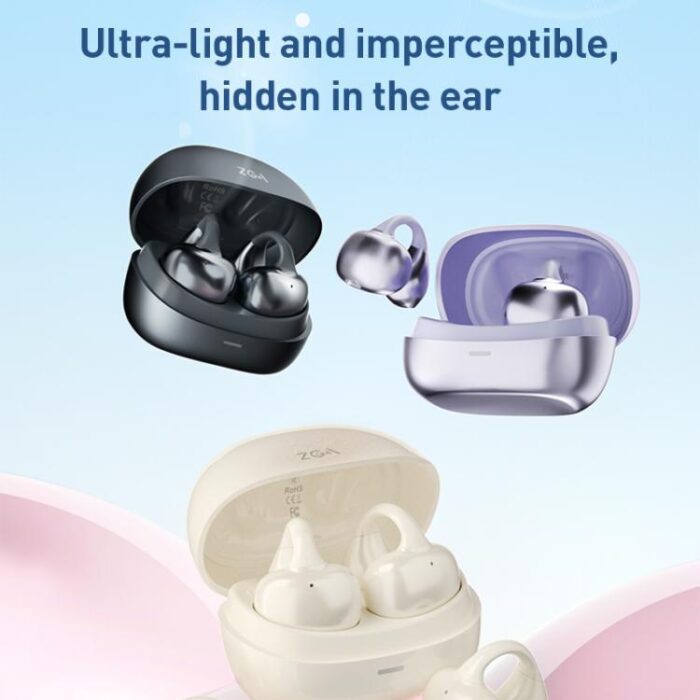 ZGA GS21 Ear Clip Wireless Earbuds, Bluetooth 5.4, 6h - Image 2