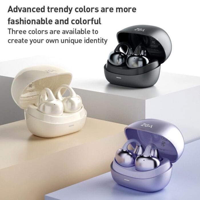 ZGA GS21 Ear Clip Wireless Earbuds, Bluetooth 5.4, 6h - Image 9
