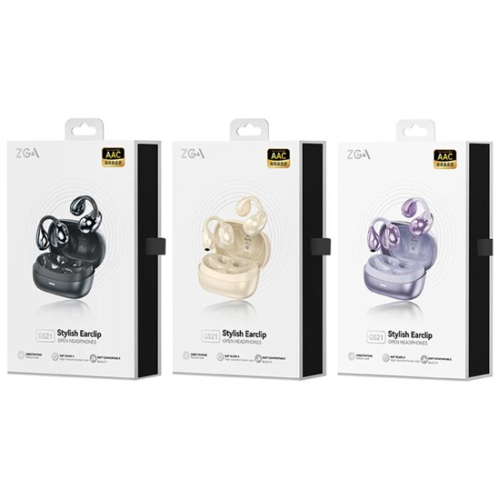 ZGA GS21 Ear Clip Wireless Earbuds, Bluetooth 5.4, 6h - Image 10