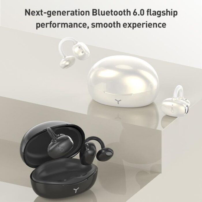 ZGA GS24 Ear Clip Wireless Earbuds, Bluetooth 6.0, 8h Music - Image 2
