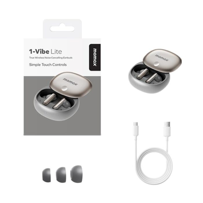 MOMAX 1-Vibe Lite ANC True Wireless Earbuds, Bluetooth 5.4 - Image 7