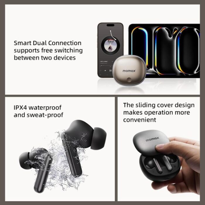 MOMAX 1-Vibe Lite ANC True Wireless Earbuds, Bluetooth 5.4 - Image 19