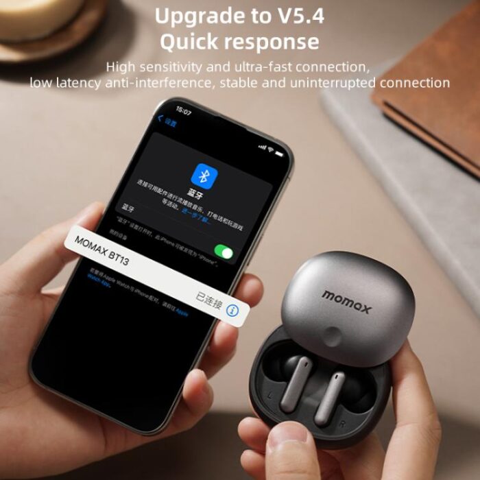 MOMAX 1-Vibe Lite ANC True Wireless Earbuds, Bluetooth 5.4 - Image 15