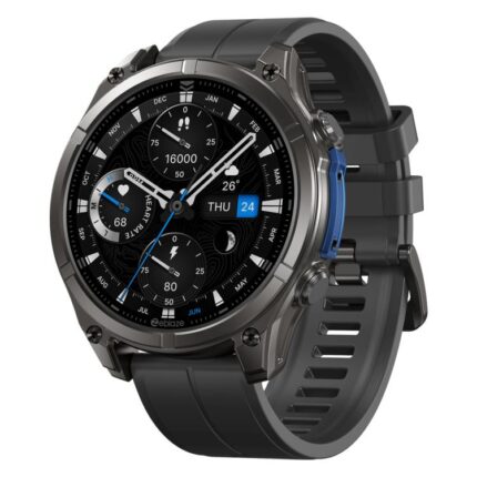 Zeblaze Vibe 8 Rugged Outdoor Smartwatch, 1.43" AMOLED, 5ATM, Flashlight