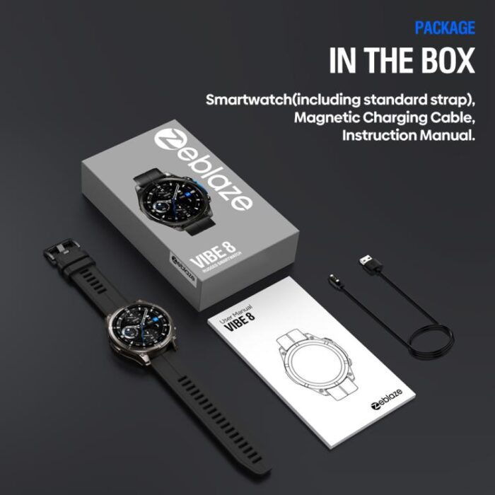 Zeblaze Vibe 8 Rugged Outdoor Smartwatch, 1.43" AMOLED, 5ATM, Flashlight - Image 14