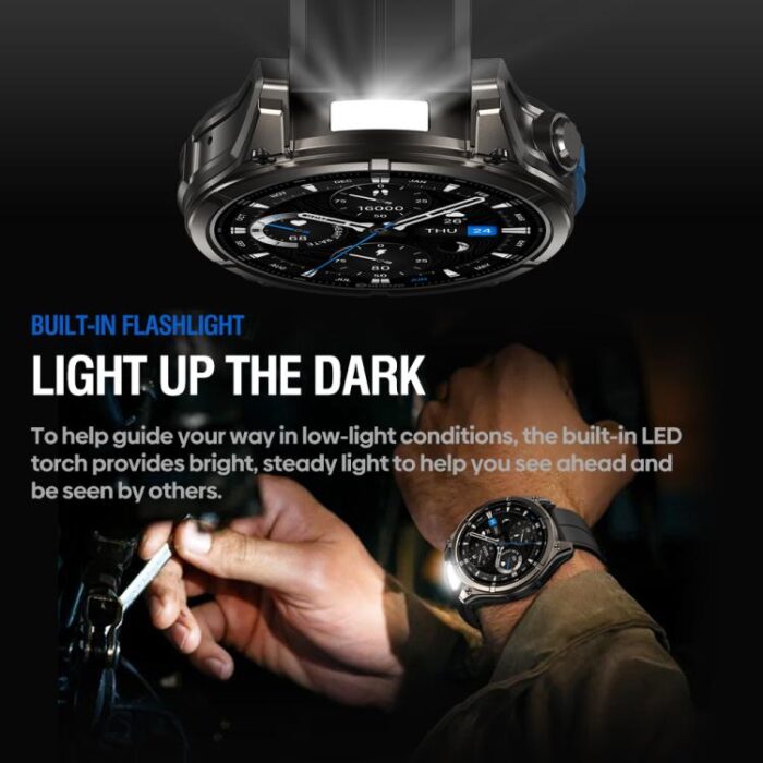 Zeblaze Vibe 8 Rugged Outdoor Smartwatch, 1.43" AMOLED, 5ATM, Flashlight - Image 7