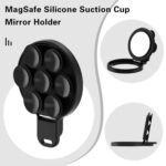 MagSafe Suction Cup Phone Holder with Mirror, 360-Degree - Image 16