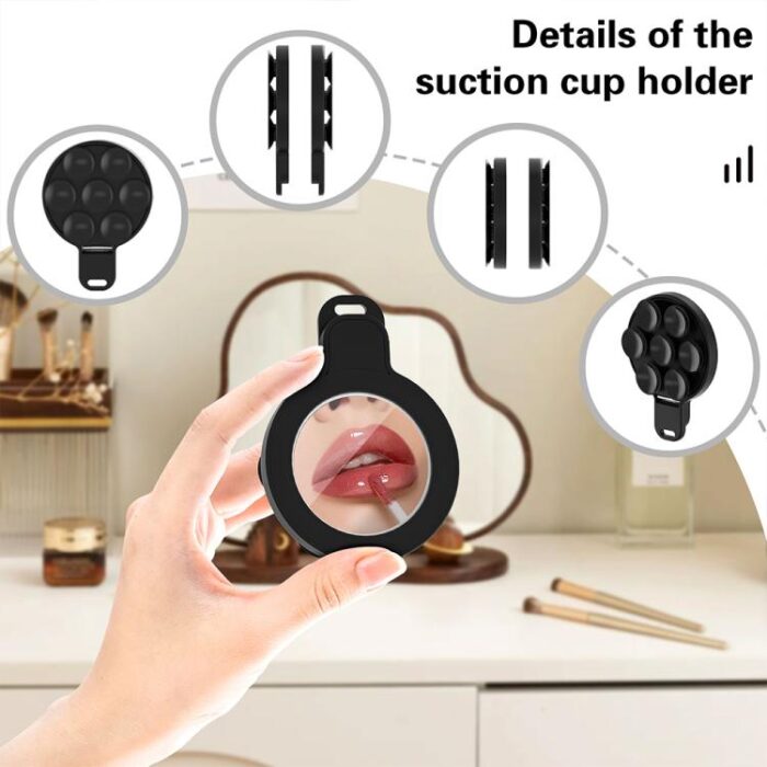 MagSafe Suction Cup Phone Holder with Mirror, 360-Degree - Image 13