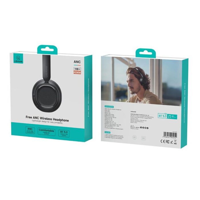 USAMS Free SR01 ANC Wireless Headphones, Up to 25 dB Noise Cancelling - Image 12