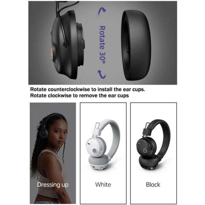 FUNK Over-Ear ANC Wireless Headphones with Mic, Bluetooth 5.4 - Image 8
