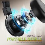 FUNK Over-Ear ANC Wireless Headphones with Mic, Bluetooth 5.4 - Image 9
