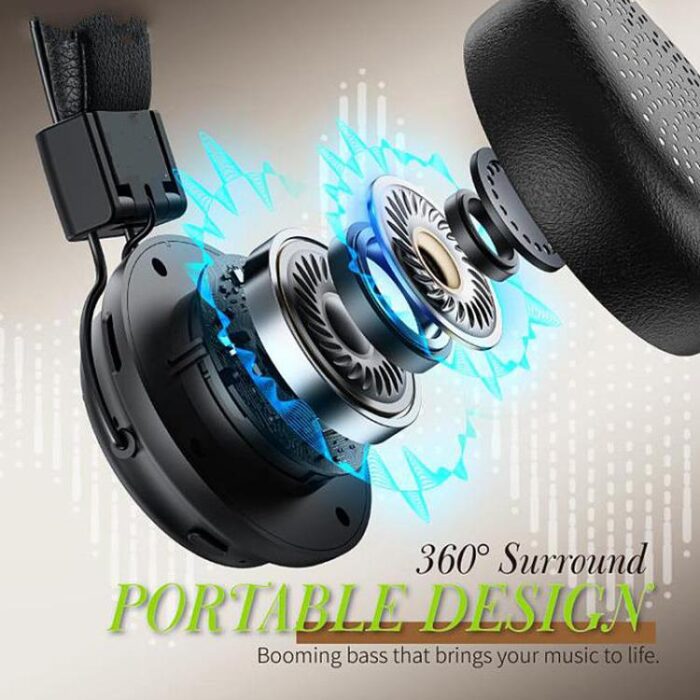 FUNK Over-Ear ANC Wireless Headphones with Mic, Bluetooth 5.4 - Image 9