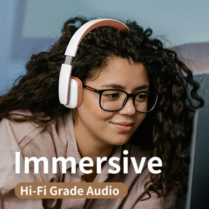 LC-3200 Retro Foldable Bluetooth 6.0 On-Ear Headphones - Image 9