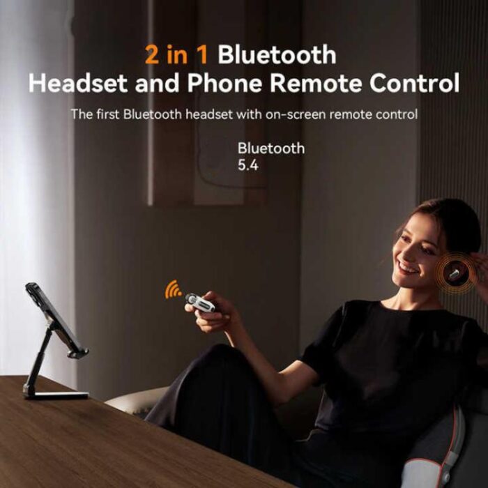 Q12 Semi-In-Ear Bluetooth 5.4 Earbuds with Remote Photo Control - Image 2