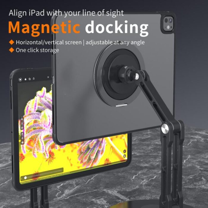 Ultra-Slim Magnetic Aluminium Tablet Stand, N52 Magnets, 58 g - Image 7