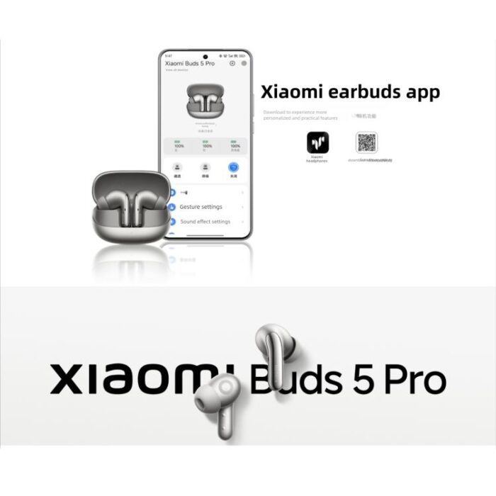 Xiaomi Buds 5 Pro Wireless Earbuds, 55 dB ANC, Bluetooth 5.4, Harman Tuned - Image 11