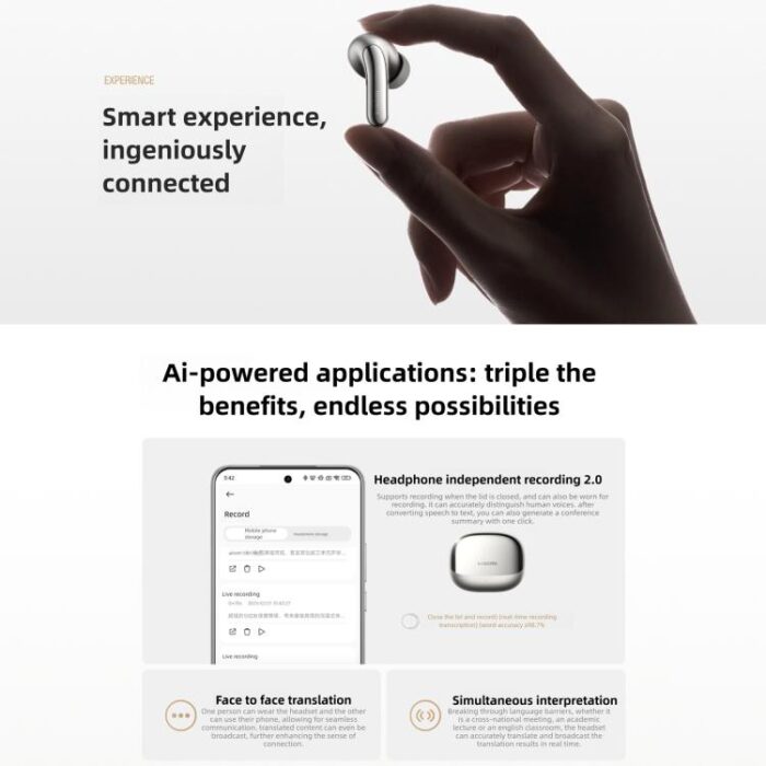 Xiaomi Buds 5 Pro Wireless Earbuds, 55 dB ANC, Bluetooth 5.4, Harman Tuned - Image 8