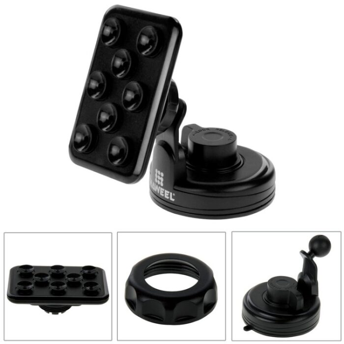 Universal Windscreen Phone Mount with 8 Suction Cups, 360-Degree - Image 8