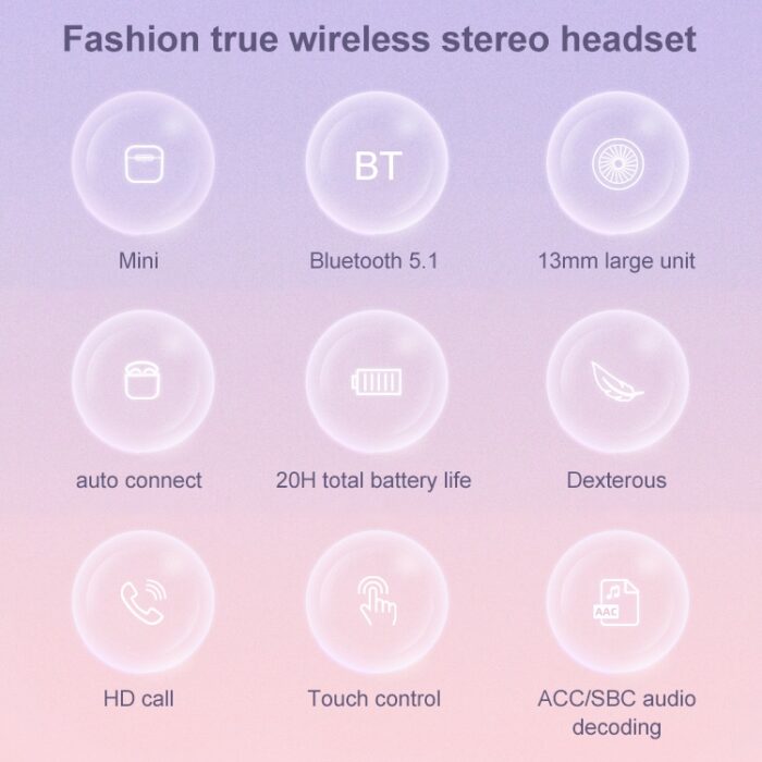 Mijiaer TN22 True Wireless Earbuds, Bluetooth 5.1, 72h with Case - Image 3