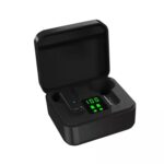 ETE-16 Semi-In-Ear Sports Wireless Earbuds with Digital Display Case