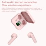 ETE-16 Semi-In-Ear Sports Wireless Earbuds with Digital Display Case - Image 5