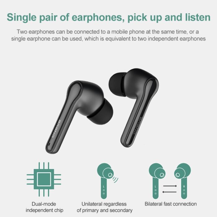 ETE-51 Sports Wireless Earbuds, Touch Control, USB-C - Image 2