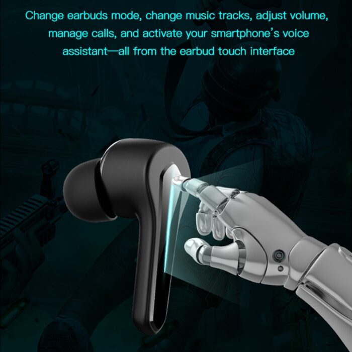 ETE-55 Low-Latency Gaming Earbuds, Bluetooth 5.0, 6h - Image 5