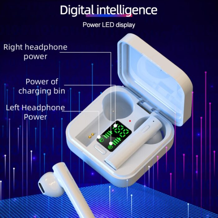 AIR6 Pro Touch Wireless Earbuds with LED Display Case, IPX4 - Image 6