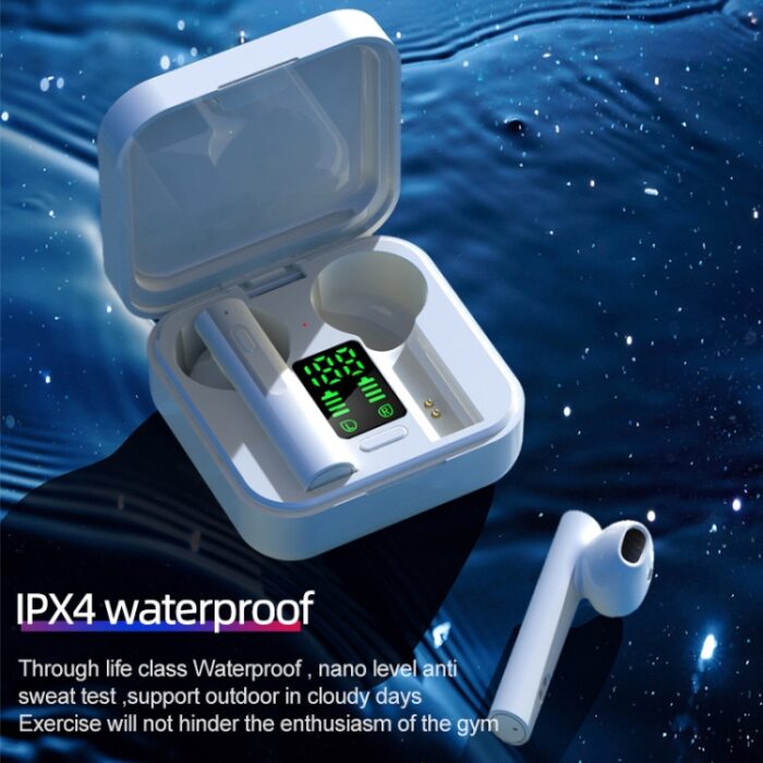AIR6 Pro Touch Wireless Earbuds with LED Display Case, IPX4 - Image 10
