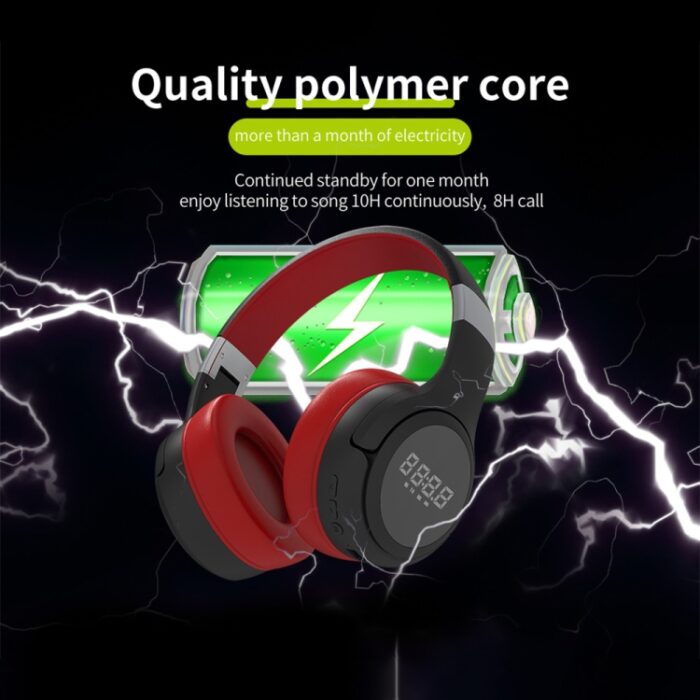 ZEALOT B28 Foldable Over-Ear Bluetooth Headphones with LCD Display - Image 10