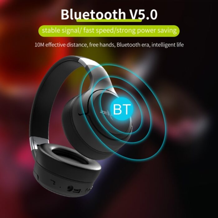 ZEALOT B28 Foldable Over-Ear Bluetooth Headphones with LCD Display - Image 11