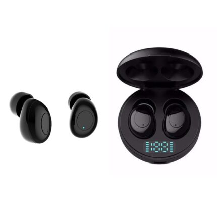 J1 TWS Wireless Earbuds Bluetooth 5.0 with LED Display Charging Case