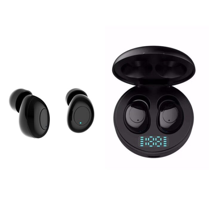 J1 TWS Wireless Earbuds Bluetooth 5.0 with LED Display Charging Case - Image 2